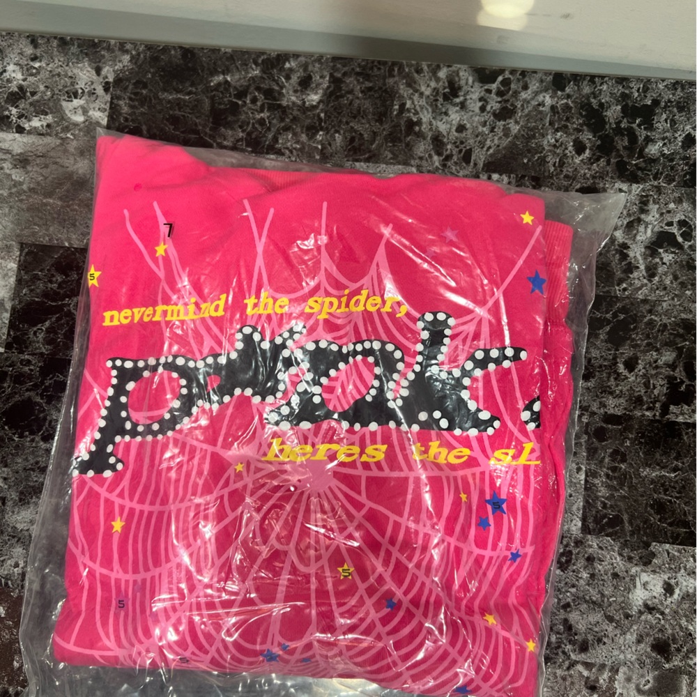 Spider Hoodie Pink!